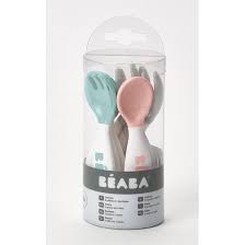 Lot De 6 Cuilleres Ergo Et 4 Fourchettes Beaba De Beaba