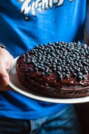 Gateau Chocolat Avocat Et Myrtille Vegan Patisserie Sans Oeufs Gateau Chocolat Myrtille