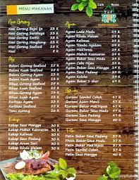 Memilih font buku menu makanan restoran anda juga berarti memilih karakter dari restoran anda. Selalu Diperbarui Menu Kedai Kpk Jambangan Surabaya