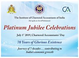 Lighting of platinum jubilee beacons. Institute Of Chartered Accountants Of India Icai On Twitter Icai Platinum Jubilee Celebrations 1st July 2019 70th Chartered Accountants Day 70 Years Of Glorious Existence Journey Of 7 Decades Contributing