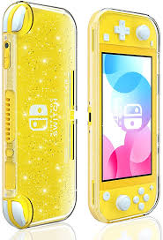 Amazon Com Crystal Glitter Case For Nintendo Switch Lite Clear Shiny Sparkly Tpu Cover For Sw Nintendo Switch Accessories Nintendo Light Nintendo Switch Case