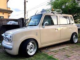 あきすけさんの投稿 今日は暑い一日でした わかりますかね 昼過ぎからホイール塗装 ボディと同じ色のスプレーがあったと思いましたがどうやら勘違いのようで リムだけメッキ調スプレーで塗りました そ ラパン スズキ ホイール 塗装 トラパン