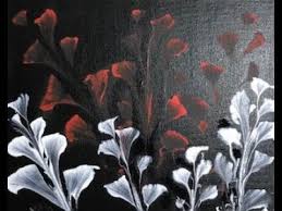 I'm sure you will be thrilled to see realistic flower drawings on a. How To Do String Pull With Acrylic Paint On Canvas Paintingtube