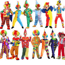 Kids Circus Halloween Clown Cosplay Costumes Naughty Harlequin Fancy Fantasia Infantil Boy Girl Carnival Pa Clown Costume Kids Joker Costume Girl Clown Costume