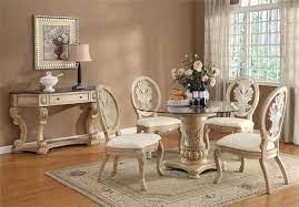 Shop for antique white kitchen sets online at target. Round Dining Table Sets Round Dining Room Sets White Dining Room Furniture Round Dining Table Sets