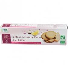 Sables Coco Citron Sans Gluten Drive La Vie Claire Saintes