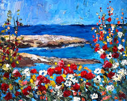 15 Min Painting Challenge March 6 Palette Knife Paint15 Painting Painting Tutorial Impasto Painting A palette knife is a painting tool that consists of a blade and a handle. 15 min painting challenge march 6