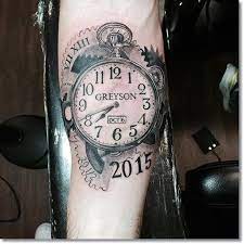 75 Brilliant Pocket Watch Tattoo Designs Ever Made Watch Tattoos Pocket Watch Tattoos Pocket Watch Tattoo Design