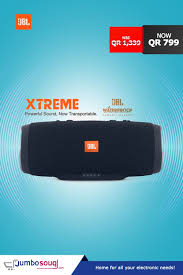 Make Some Noise Get Jbl Xtreme Waterproof Bluetooth Speakers At Just Qr 799 Hurry Shop Now Jbl Waterproof Bluetooth Speaker Bluetooth Speakers Portable