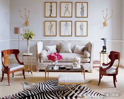 Perfect everywhere from living room to kid's room, the added storage and decorative accent are sure to make an impression. Modern Chic Light Blue Living Room With Zebra Hide Rug And Copper Coffee Table Living Room Decor Apartment Light Blue Living Room Home Decor