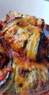 Roules D Aubergines Farcis A La Sauce Tomate My Tasty Cuisine Recettes De Cuisine Aubergines Farcies Recette Aubergine Farcie