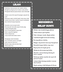 Jumat, 8 mei 2020 20:01 wib. Karya Sastra Puisi Sma Negeri 1 Girimulyo