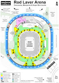 australian open seating plan rod laver arena