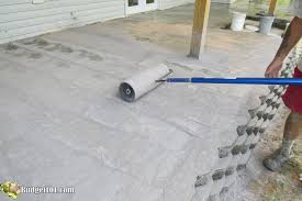 They can even be used as a quick diy grill or the layout of a patio. Diy Stamped Concrete Patio How To Stamp Concrete By Budget101 Com