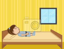 Während ein großteil der verkäufer seit vielen jahren ausschließlich durch überteuerte preise und. Cartoon Kind Madchen Schlafen Auf Bett Vektor Clip Art Illustration Wandposter Poster Traumen Bequemlichkeit Liegend Myloview De