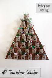 Diy Tree Advent Calendar Free Plans Pottery Barn Inspired Diy Advent Calendar Pottery Barn Advent Calendar Christmas Advent Calendar