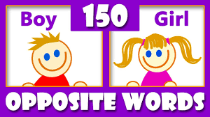 150 Opposite Words In English Opposites For Kids Antonyms Synonyms List Kids Vocabulary