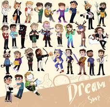 The members of dream smp are hilarious! Bre Ø¹Ù„Ù‰ ØªÙˆÙŠØªØ± Dream Smp This Has Taken So Long But I Ve Finally Drawn All Of The Smp Members Not Including The Guests I M So Happy With How This Has Turned