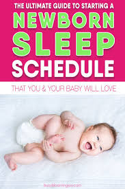 Getting baby on a sleep schedule. A Newborn Sleep Schedule That You And Your Baby Will Love