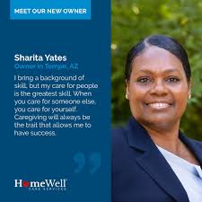 Please join us in welcoming Sharita Yates! As a mom of six and an  experienced family caregiver, Sharita is driven by her passion for serving  others. As an agency owner, she's excited