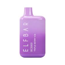 ELFBAR DISP US EDITION BC5000 PUFFS 10CT - TRIPLE BERRY ICE