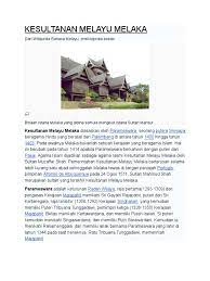 Kesultanan melaka adalah sebuah kerajaan melayu yang pernah berdiri di melaka, malaysia. Kerja Kursus Sejarah Pt3 2019 Kesultanan Melayu Melaka