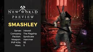 The militaristic marauders, the secretive syndicate and the religious covenant. New World On Twitter She Came To Slay Not Play Shoutout To Smashleytwitch For Smashing Her Way To Top In The Newworldpreview
