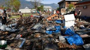 Image result for tsunami gempa di palu
