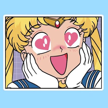 Anime Heart Eyes Sticker