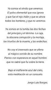 Jorge Luis Borges Poetry Inspiration