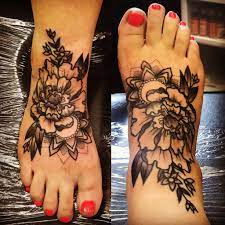 Peony Mandala Foot Tattoo Tattoos Best Cover Up Tattoos Foot Tattoo