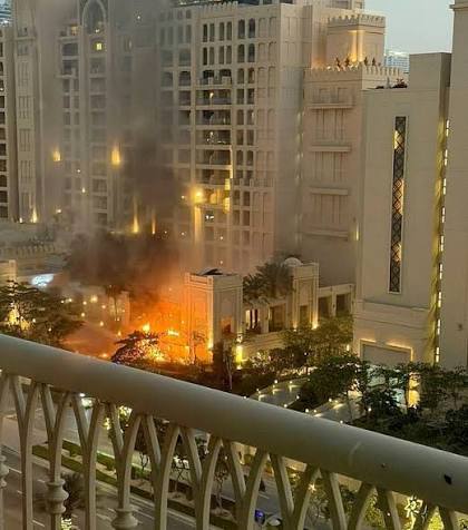 Iran launches missile attacks on Dubai's Palm Jumeirah hotel
