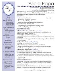 Resume Miss Papa S Student Teaching Experience Online Portfolio
