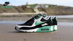 Black And White Air Max 90 Mens Nike Shoes Men S Air Max 90 Essential Black Stadium Green Landau Store Product Review July 22 2020 Mens Nike Shoes Shoes Mens Nike