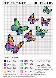 There is also a matching numbers chart (sold separately) if you want to add numbers or dates. Butterflies Cross Stitch Designs Butterfly Cross Stitch Pattern Butterfly Cross Stitch