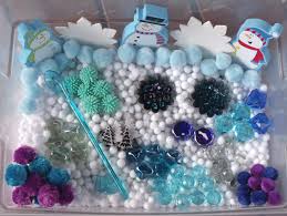 Winter Activity For The Little Ones All For The Boys Winter Sensory Bin Sensory Tub Sensory Bins