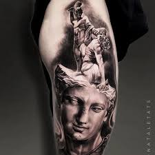 Black And Grey Realism Tattoo Artists Scotland Greek Statue Athena Artist Ivanonataletats Follow Skingiants For Daily Tattoos Sharing Only The Best Tattoos Artists On Cool Tattoos Greek Tattoos Tattoos