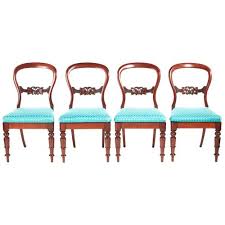 Calais mahogany dining chair 47206 price: 19th Century Victorian Mahogany Balloon Back Dining Chairs Set Of 4 For Sale At Pamono