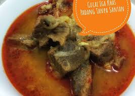 Yang pasti dengan rasa gurih ikan kakap dan tambahan sambal lado mudo membuat masakan padang ini menjadi sajian nah, tertarikkan untuk membuatnya sendiri? Resep Gulai Iga Khas Padang Tanpa Santan Oleh Riza Amelia Cookpad