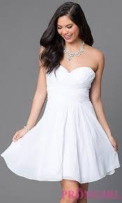 White Prom Dresses White Graduation Dresses Promgirl Strapless Homecoming Dresses Homecoming Dresses White Prom Dress