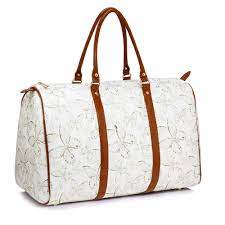 Weekender damen taschen sind auch für frauen die vermutlich beste wahl, wenn es um den perfekten begleiter für ihre nächsten wochenend reisen im sportwagen oder per flugzeug mit. Anna Grace Vintage Reisetasche Blumenmuster Wasserdicht Weekender Tasche Duffle Bag Gross Wochenend Tasche Herren Damen Weekender Bag