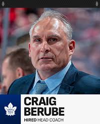 Craig Berube has officially been named as the new head coach of the Toronto  Maple Leafs. 🔵⚪