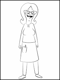 Tina is the oldest child on bob's burgers, the o. Coloring Game Bob S Burgers 8