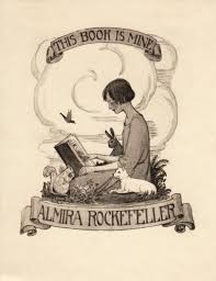 Almira Rockefeller Ex Libris Book Plates Book Art