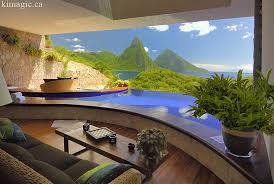 Lucia resort overlooking the twin peaks of the pitons, a landmark so remarkable it's been declared a unesco world heritage site. Jade Mountain Vacationeeze