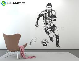 3d Poster Large Wall Decal Sticker Football Player Star Stickers Muraux Vinilos Paredes Sport Soccer Sports Wall Decor Sports Wall Decals Wall Stickers Sports