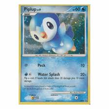 If heads, this attack does 20 more damage. Pokemon Diamond Pearl Holo Rare Promo Card Piplup Dp03