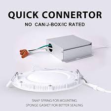 6 Inch Recessed Lighting 3000k Warm White Light Slim Led Downlight Dimmable With Junction Box 12 5w 850lm Ic Rated Farmhouse Goals