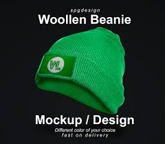 Download Design Knitted Beanie And 3d Mockup By Spgdesign Fiverr