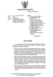 Jadi, surat edaran adalah surat yang ditulis dan diedarkan secara resmi oleh pihak tertentu kepada banyak pihak dengan tujuan untuk menyampaikan informasi tertentu. Pemerintah Kota Surabaya